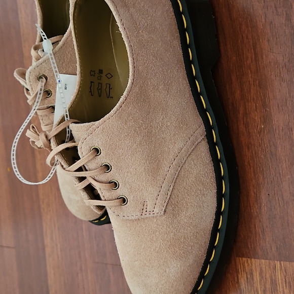 Dr Martens Smiths Oxford Shoes- Desert Oasis Suede, Peach Beige, Men's 5, W6 - Picture 7 of 10